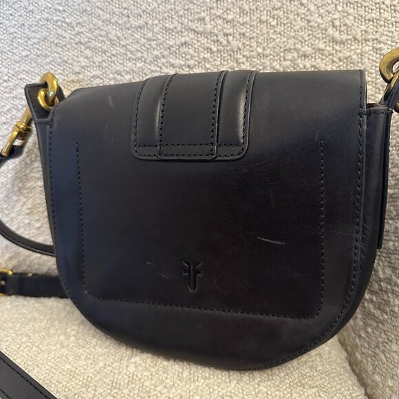 Frye Small Ilana Harness Leather Saddle Bag - Picture 9 of 12